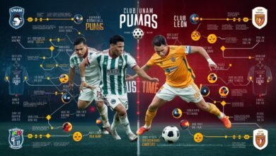 pumas unam vs club león timeline