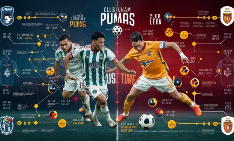 pumas unam vs club león timeline