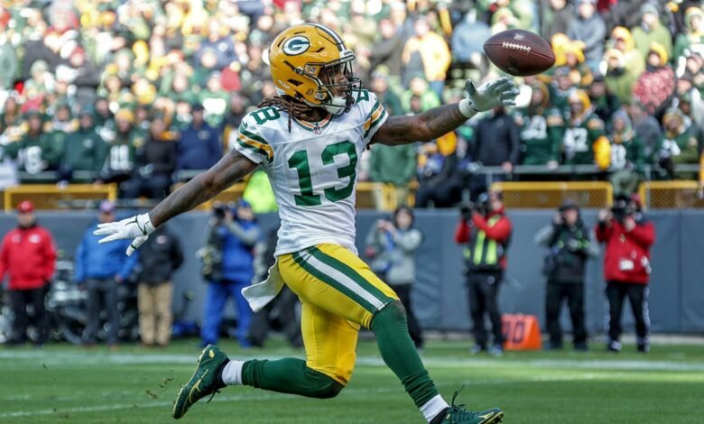 davante adams takes a swipe at the bears.