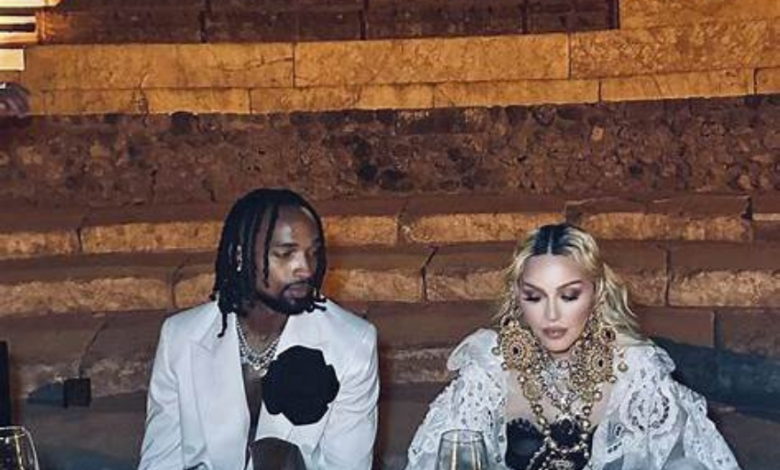 madonna appears unfazed post-breakup with akeem morris